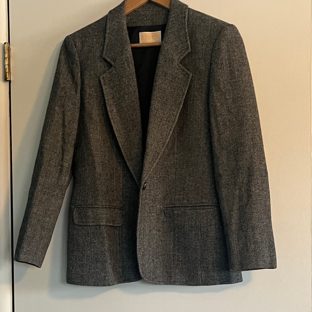 Pendleton Wool Blazer Herringbone - image 1